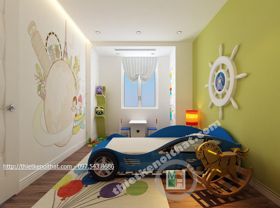 Thiết kế nội thất phòng ngủ biệt thự SPLENDORA Bắc An Khánh  An Phú, Hoài Đức, Hà Nội